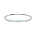 MARCH Aquamarine Birthstone Bracelet · Sterling Silver