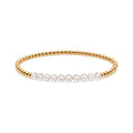 APRIL Clear Quartz Birthstone Bracelet · 14K Gold Filled