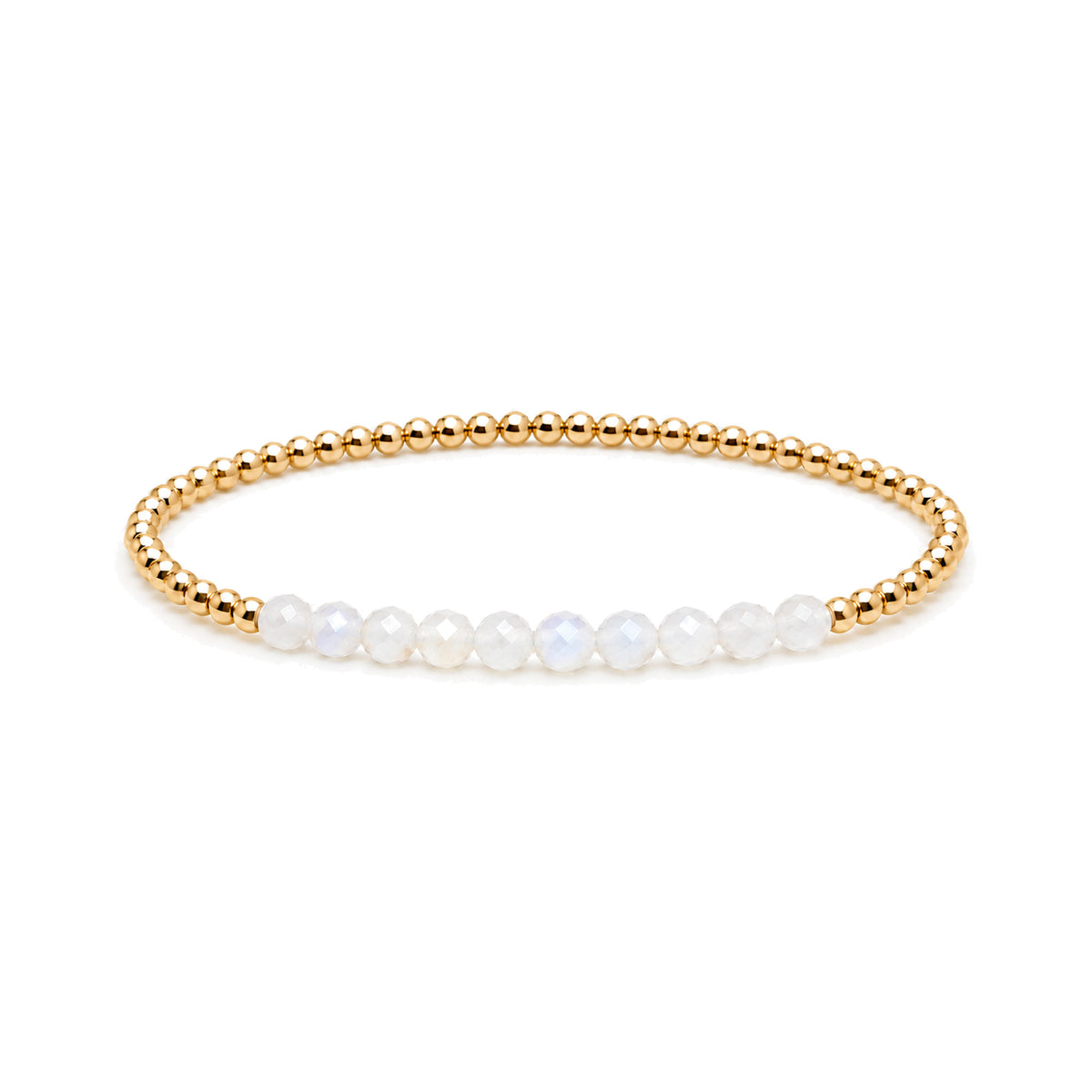 JUNE Moonstone Birthstone Bracelet · 14K Gold Filled
