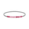 OCTOBER Pink Tourmaline Birthstone Bracelet · Sterling Silver