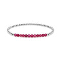 JULY Ruby Birthstone Bracelet · Sterling Silver