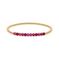 JULY Ruby Birthstone Bracelet · 14K Gold Filled