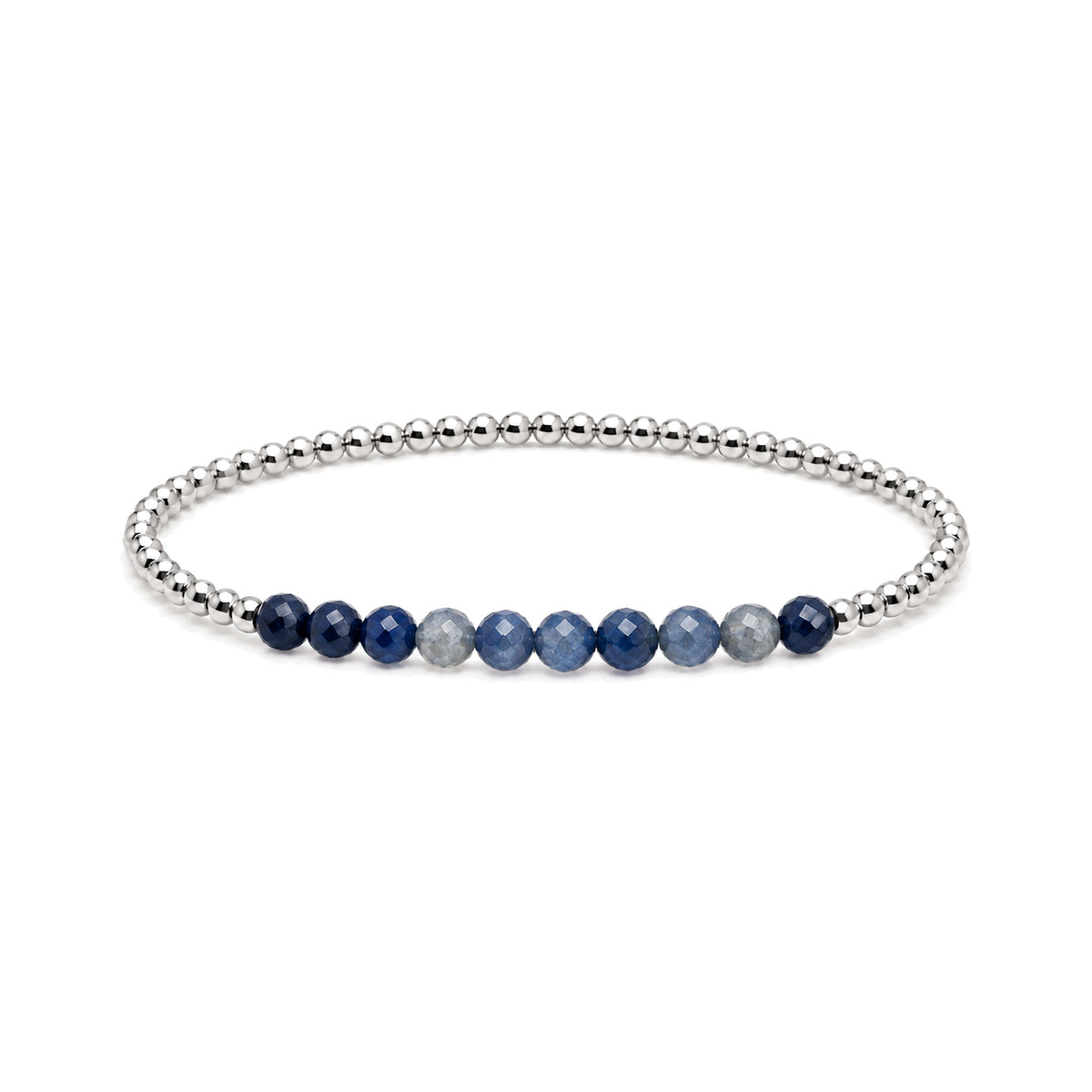 SEPTEMBER Sapphire Birthstone Bracelet · Sterling Silver