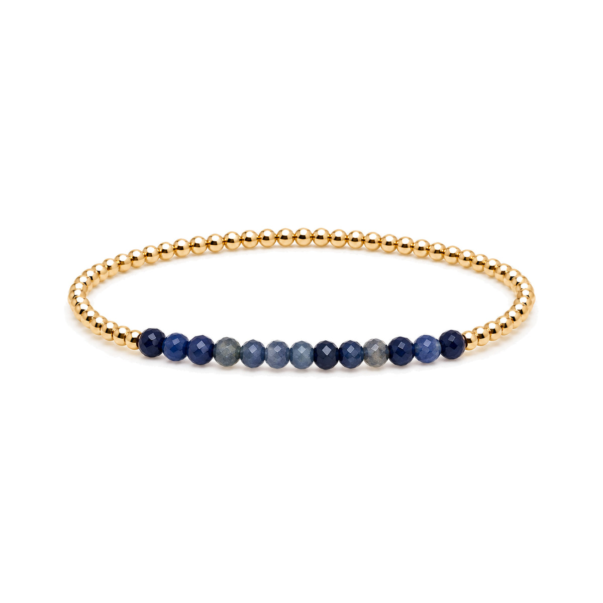 SEPTEMBER Sapphire Birthstone Bracelet · 14K Gold Filled