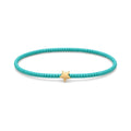 Teal Star Charm Bracelet · 14K Gold Filled