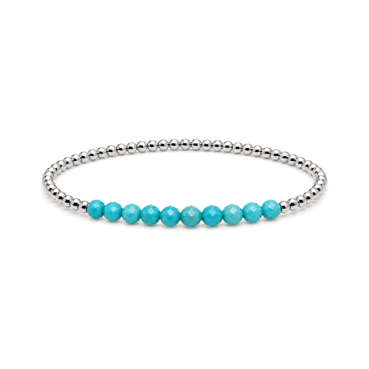 DECEMBER Turquoise Birthstone Bracelet · Sterling Silver