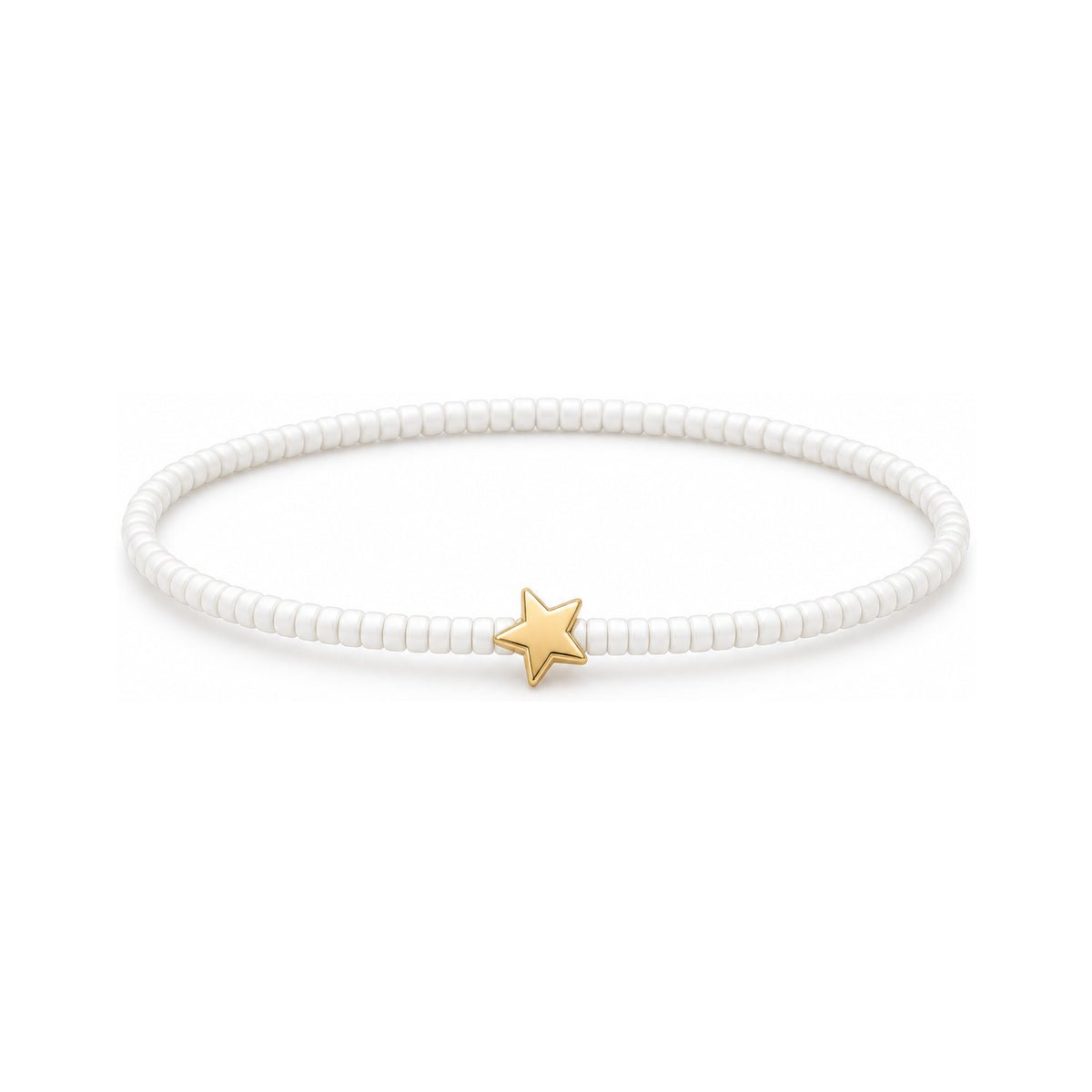 White Star Charm Bracelet · 14K Gold Filled