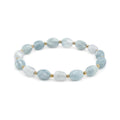 Aquamarine Nugget Bracelet · 14K Gold Filled