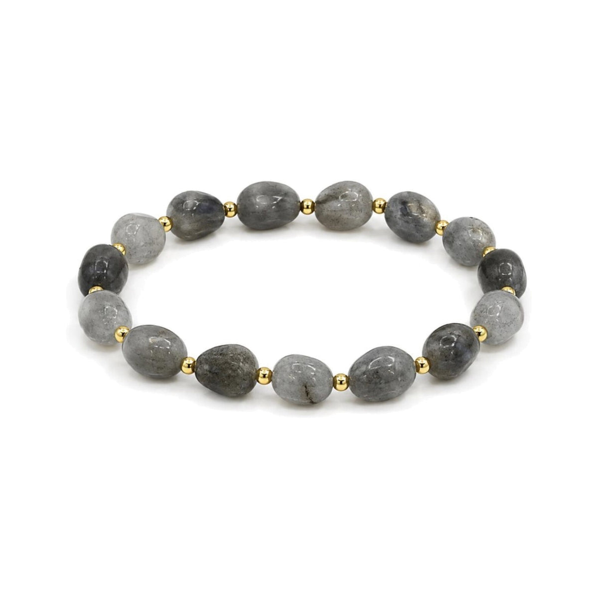 Labradorite Nugget Bracelet · 14K Gold Filled