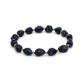 Lapis Lazuli Nugget Bracelet · 14K Gold Filled