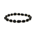 Obsidian Nugget Bracelet · 14K Gold Filled