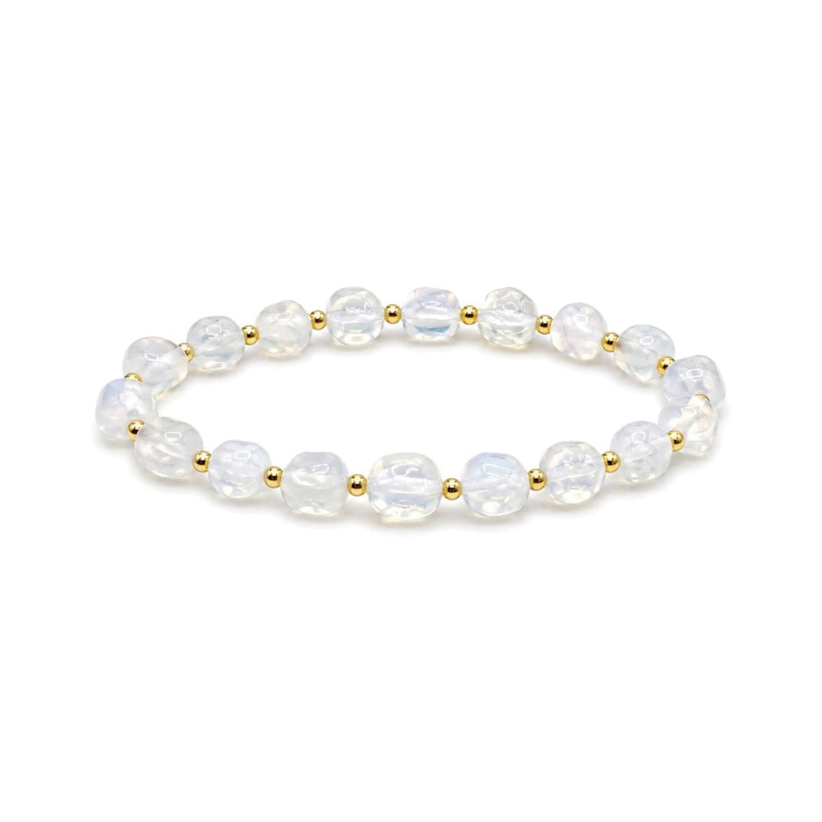 Opalite Nugget Bracelet · 14K Gold Filled