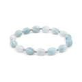 Aquamarine Nugget Bracelet · Sterling Silver