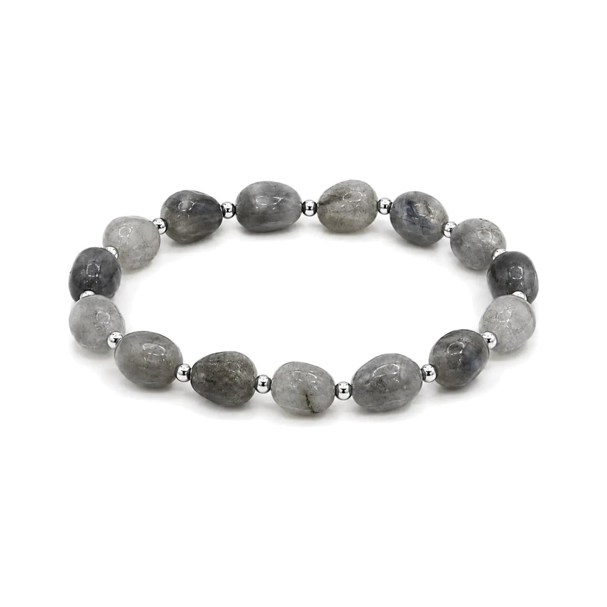Labradorite Nugget Bracelet · Sterling Silver