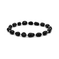 Obsidian Nugget Bracelet · Sterling Silver