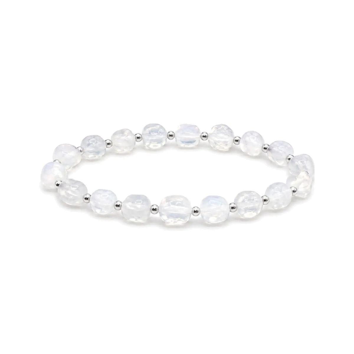 Opalite Nugget Bracelet · Sterling Silver