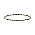 Black Miyuki Bracelet · 14K Gold Filled