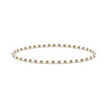 White Miyuki Bracelet · 14K Gold Filled