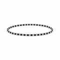 Black Miyuki Bracelet · Sterling Silver