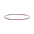 Pink Miyuki Bracelet · Sterling Silver
