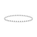 White Miyuki Bracelet · Sterling Silver