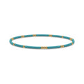 Teal Miyuki Sprinkled Bracelet · 14K Gold Filled