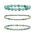 Amazonite Bracelet Set of 3 · 14K Gold Filled