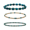 Apatite Bracelet Set of 3 · 14K Gold Filled