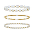 Opalite Bracelet Set of 3 · 14K Gold Filled