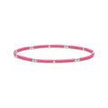 Pink Miyuki Sprinkled Bracelet · Sterling Silver