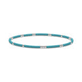 Teal Miyuki Sprinkled Bracelet · Sterling Silver
