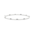 White Miyuki Sprinkled Bracelet · Sterling Silver