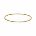 Solid 2.5 mm Beaded Bracelet · 14K Gold Filled