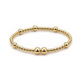 Sprinkled 3 + 5 mm Beaded Bracelet · 14K Gold Filled