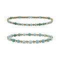 Amazonite Bracelet Set of 2 · 14K Gold Filled