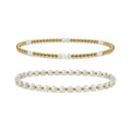 Opalite Bracelet Set of 2 · 14K Gold Filled