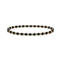 Obsidian One-One Bracelet · 14K Gold Filled