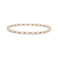 Rose Quartz One-One Bracelet · 14K Gold Filled