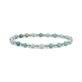 Amazonite One-One Bracelet · Sterling Silver