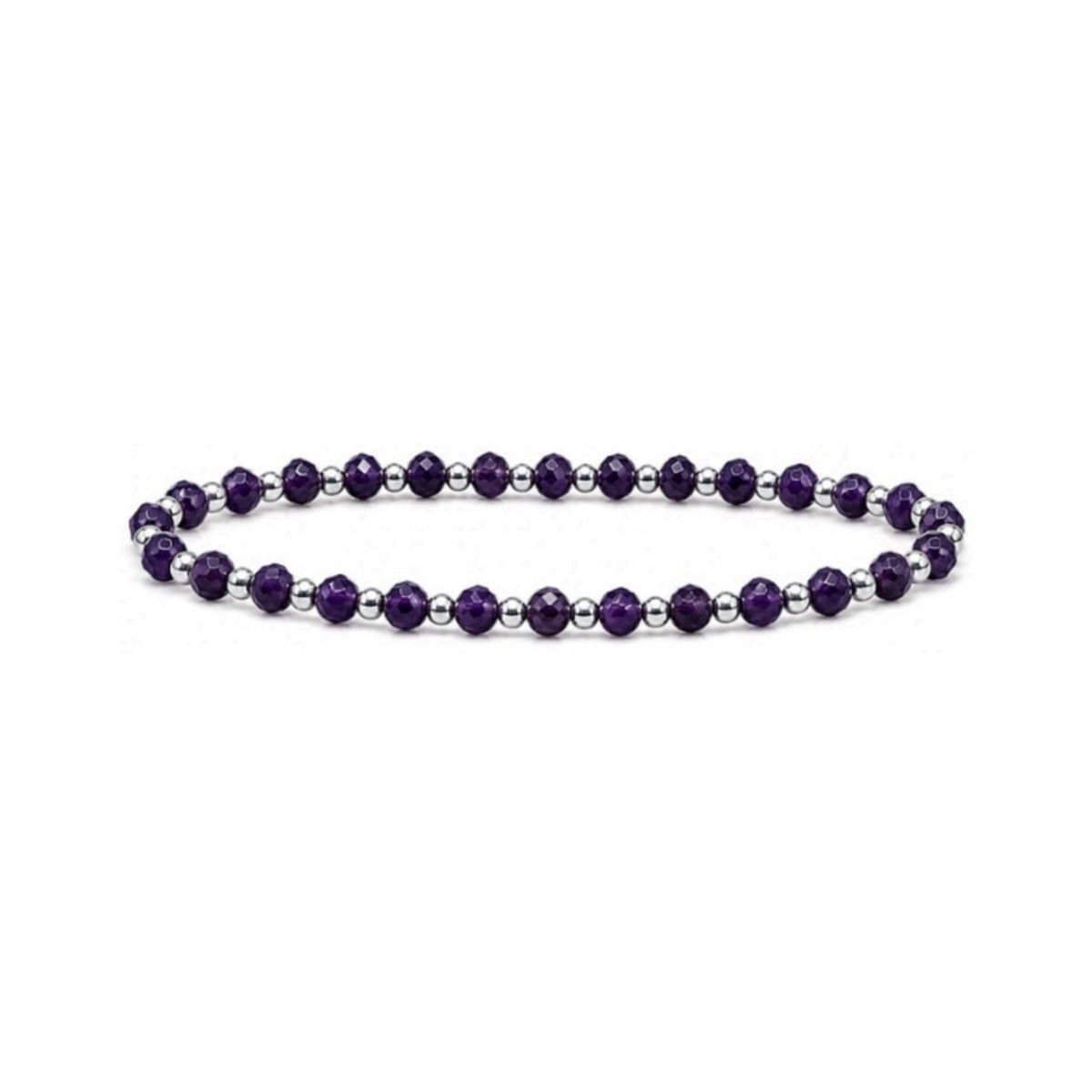 Amethyst One-One Bracelet · Sterling Silver