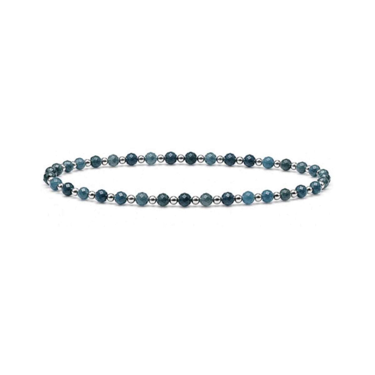 Apatite One-One Bracelet · Sterling Silver