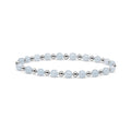 Aquamarine One-One Bracelet · Sterling Silver