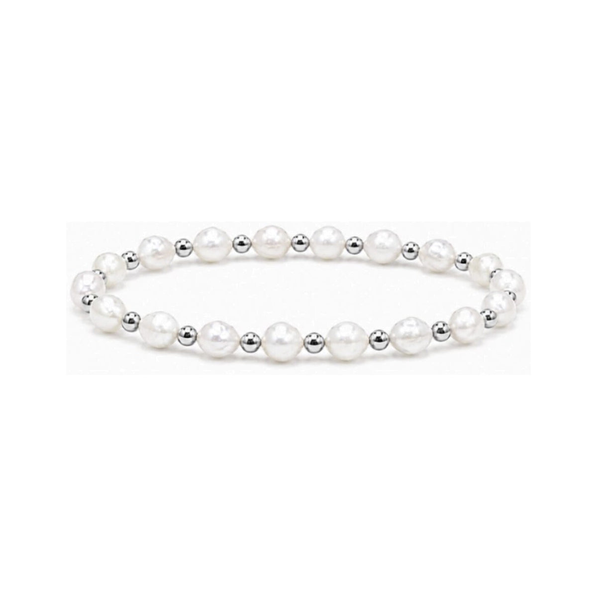 Mother of Pearl One-One Bracelet · Sterling Silver