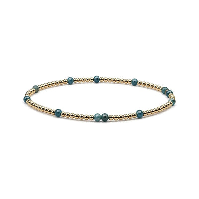 Apatite Sprinkled Bracelet · 14K Gold Filled