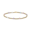 Morganite Sprinkled Bracelet · 14K Gold Filled