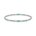 Amazonite Sprinkled Bracelet · Sterling Silver