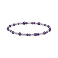 Amethyst Sprinkled Bracelet · Sterling Silver