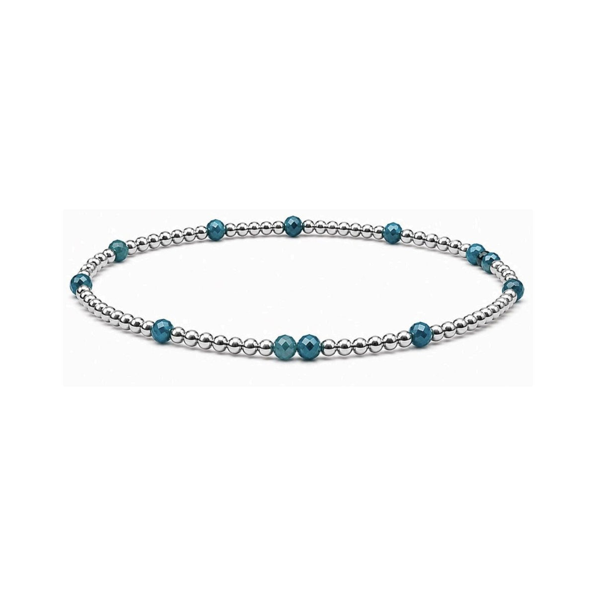 Apatite Sprinkled Bracelet · Sterling Silver