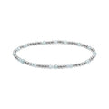 Aquamarine Sprinkled Bracelet · Sterling Silver