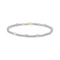 Morganite Sprinkled Bracelet · Sterling Silver